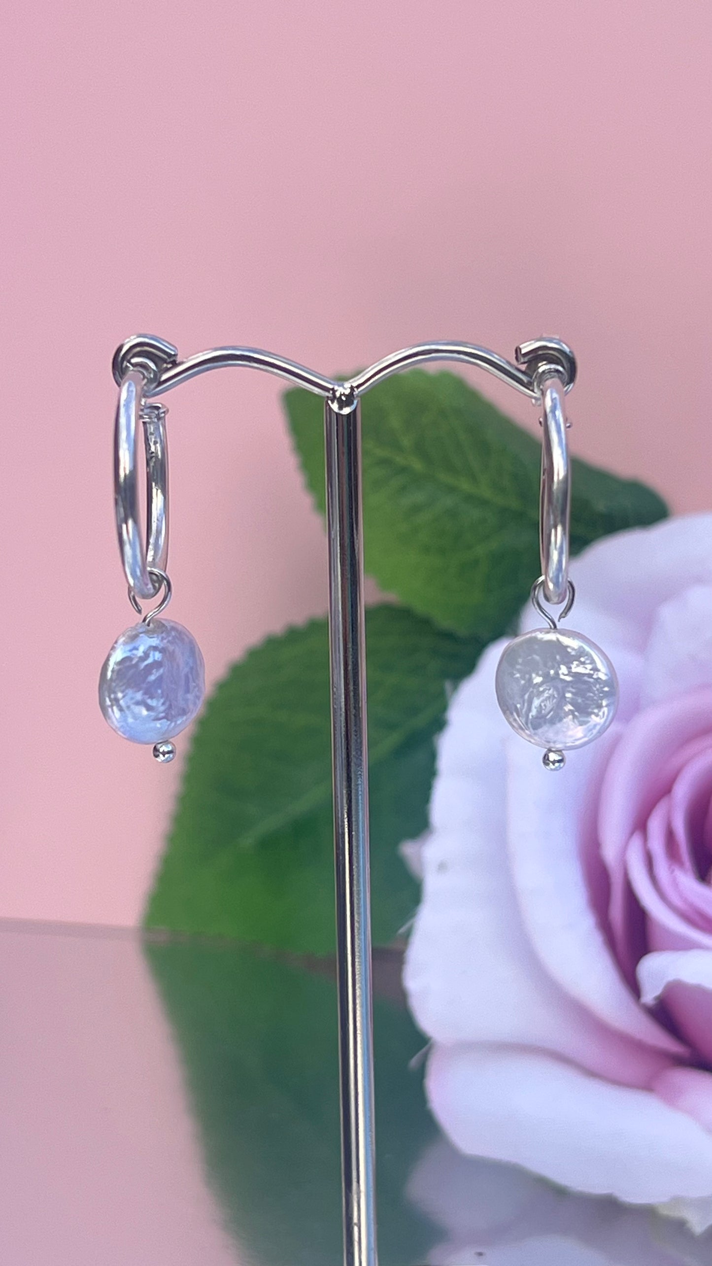 Baroque Keshi Pearl Earrings.