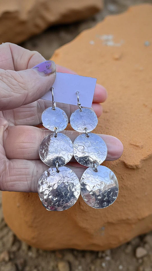 'Layla' Sterling Silver Earrings.