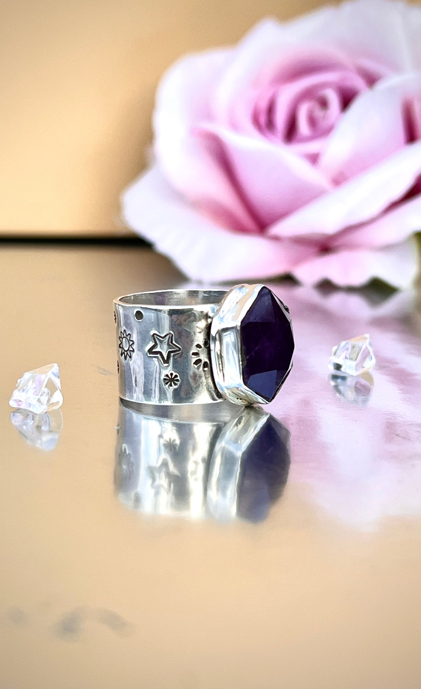 'Sweet Violet' Amethyst Ring.