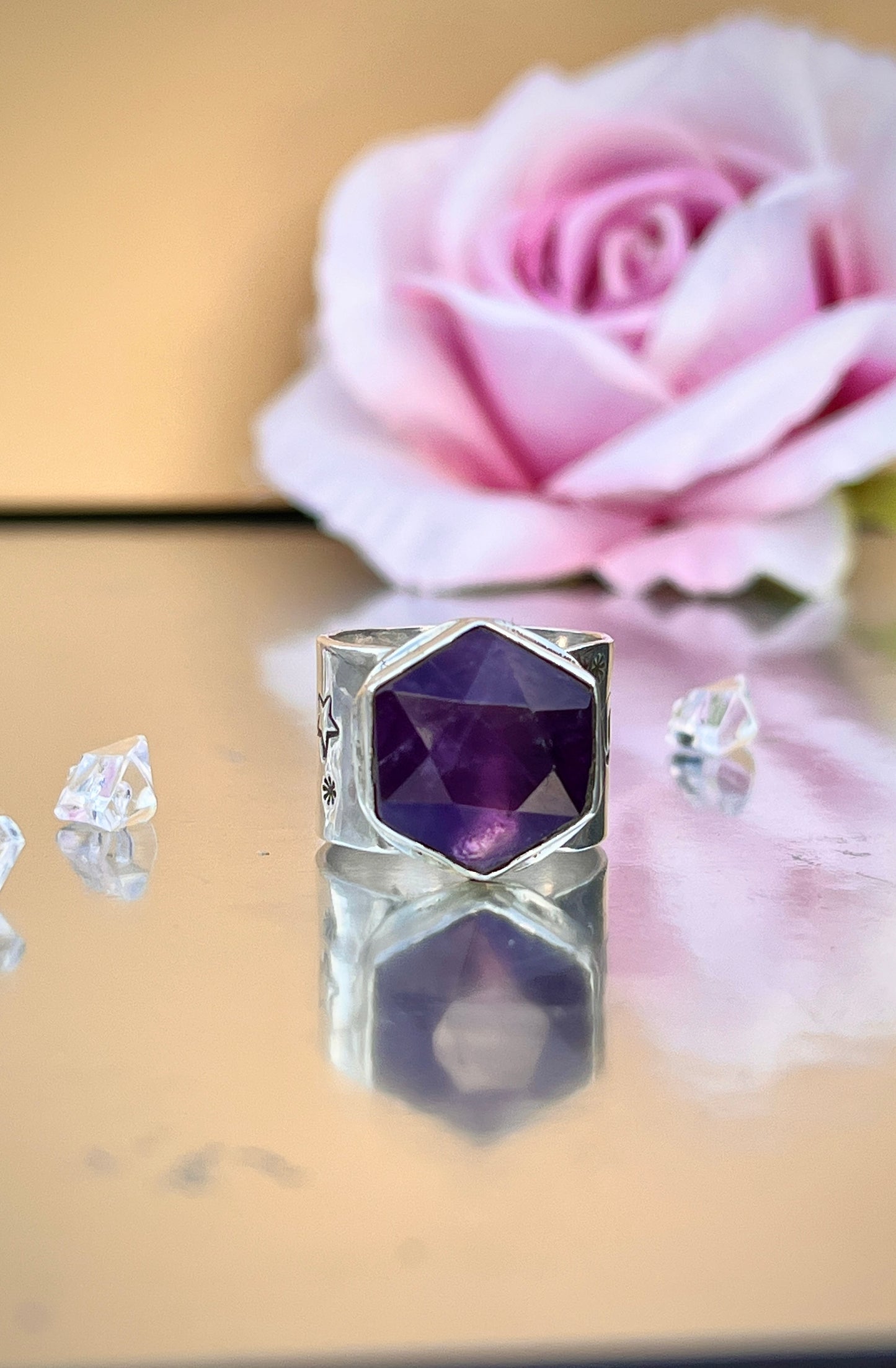 'Sweet Violet' Amethyst Ring.