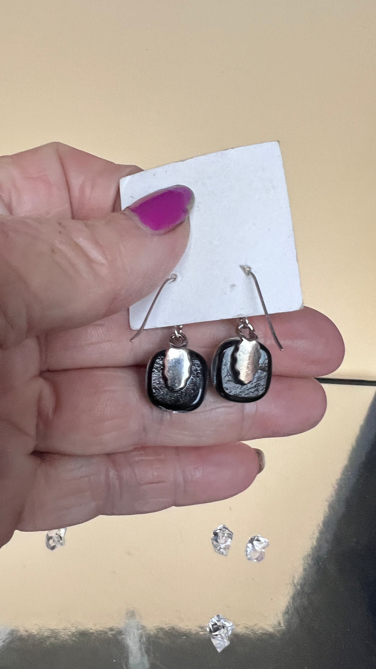 Dichroic glass Earrings
