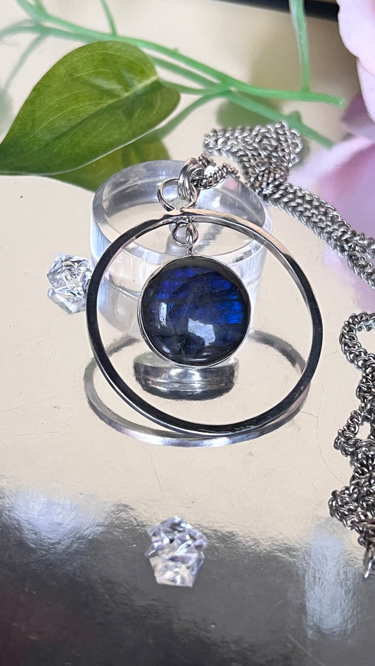 'Transformation II' Labradorite Pendant.
