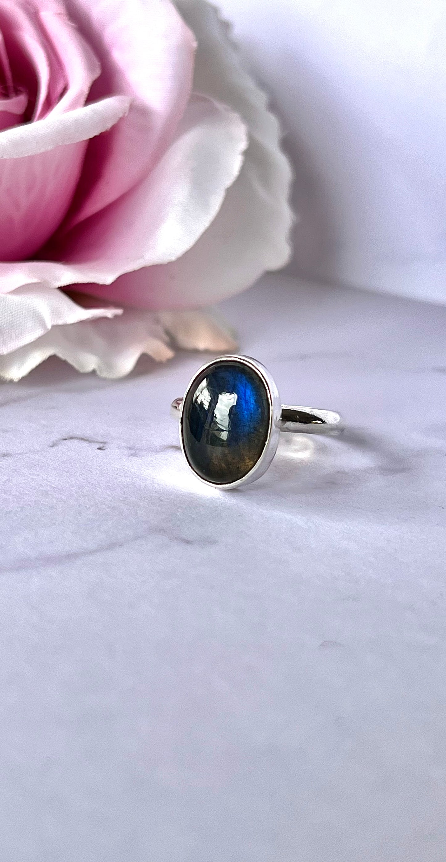 'Deep as Blue' Labradorite Ring.