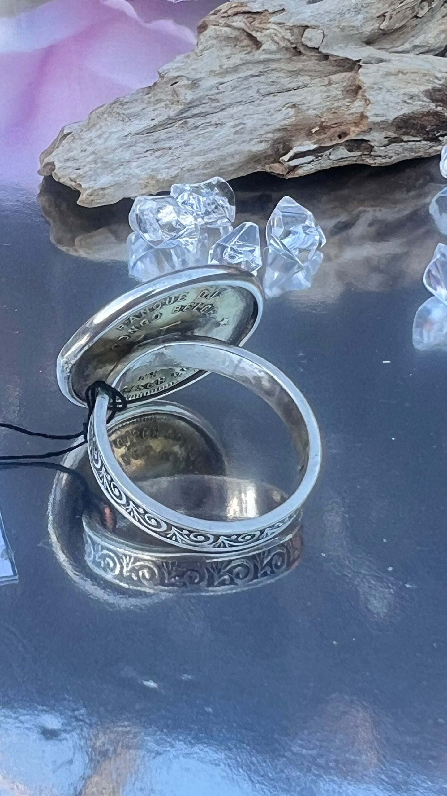 1944 Republic Of Congo Coin Ring.