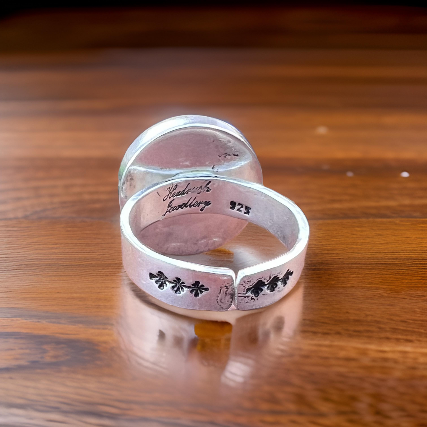 ‘Levi’ Levi Strauss Button Ring.