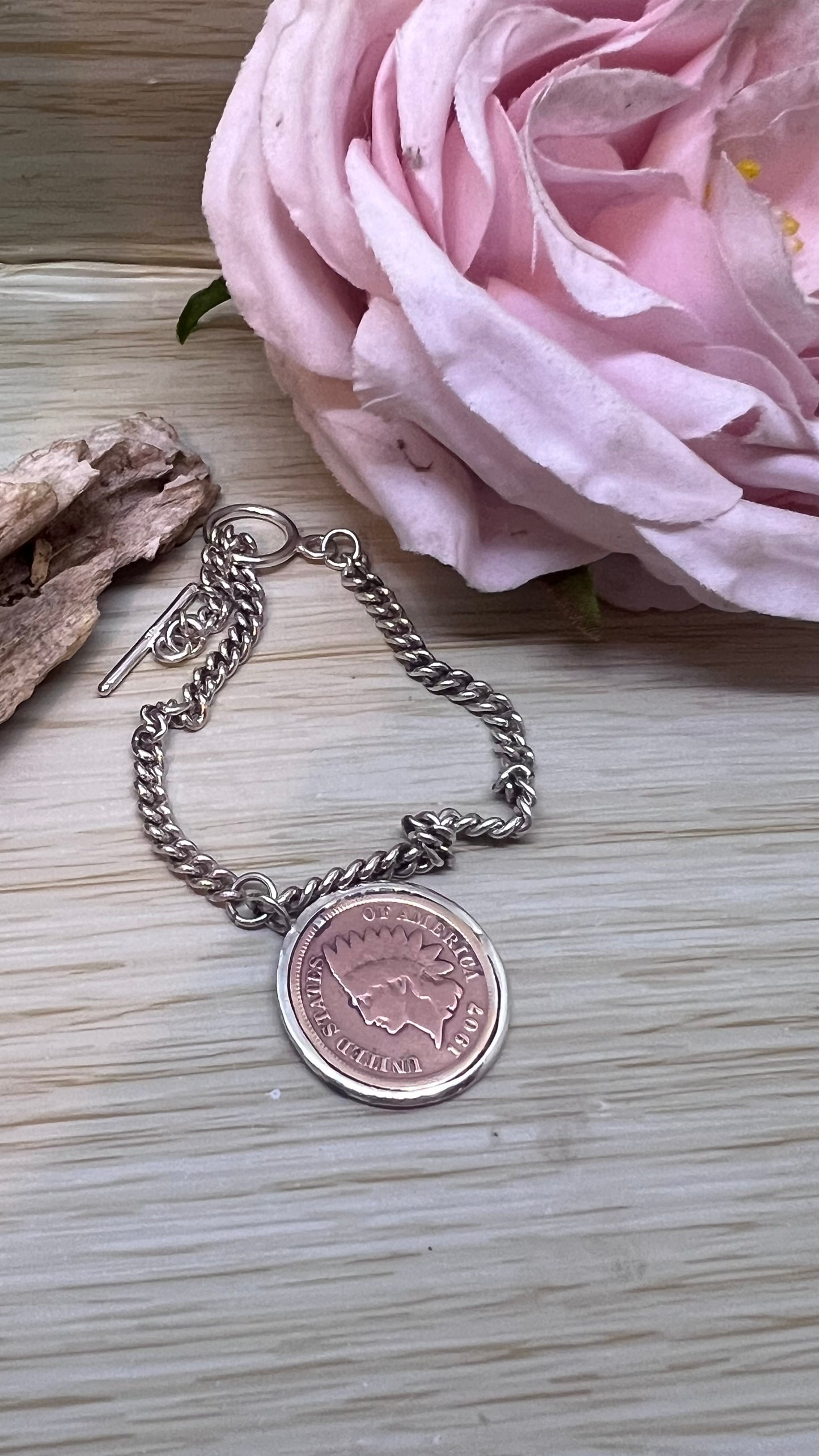 Vintage USA Coin Bracelet.