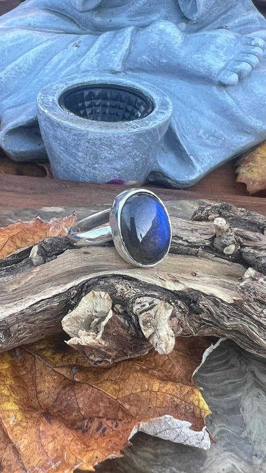 'Deep as Blue' Labradorite Ring.