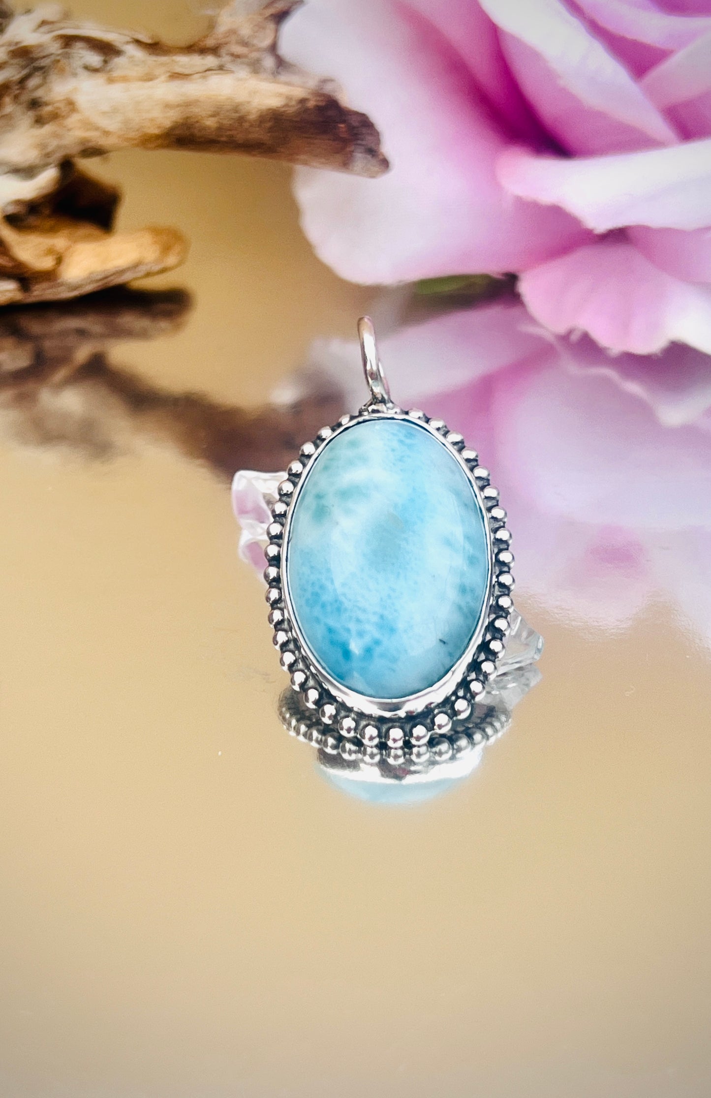 Larimar Pendant.