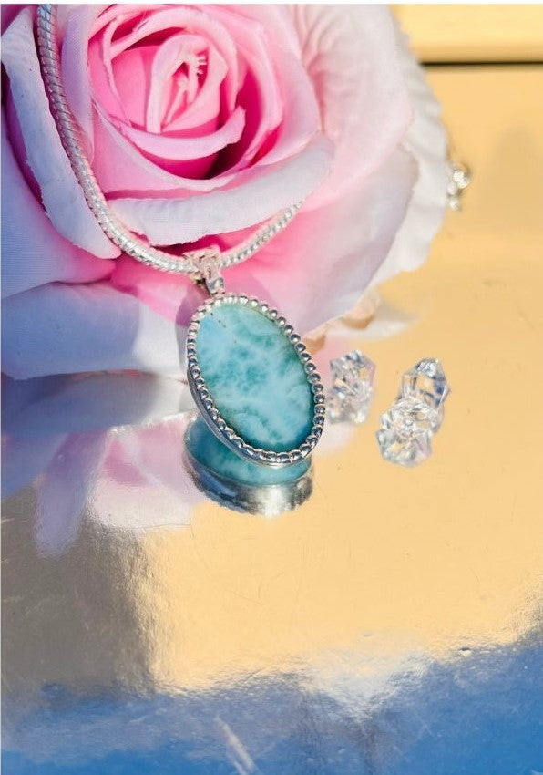 Larimar Pendant.