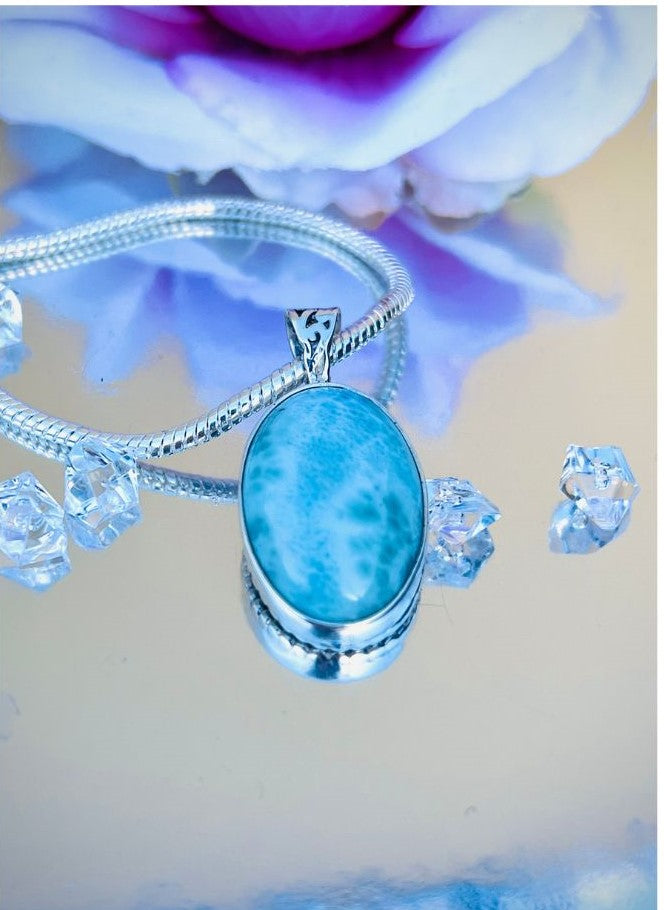 Larimar Pendant.