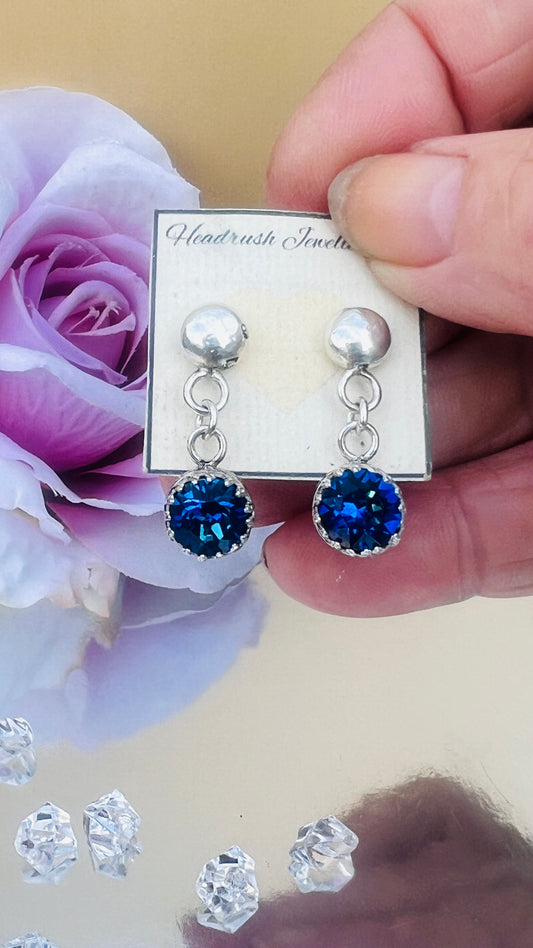 Swarovski Crystal Earrings.