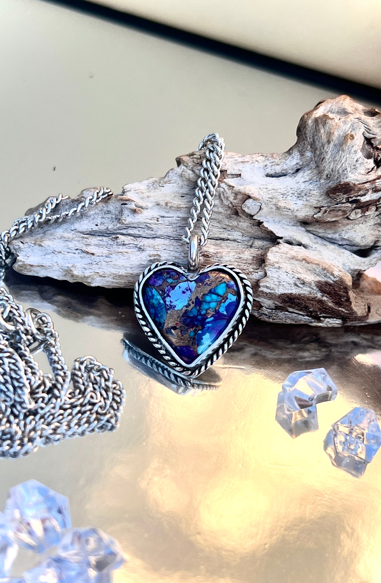 Arizona Mohave Heart pendant.