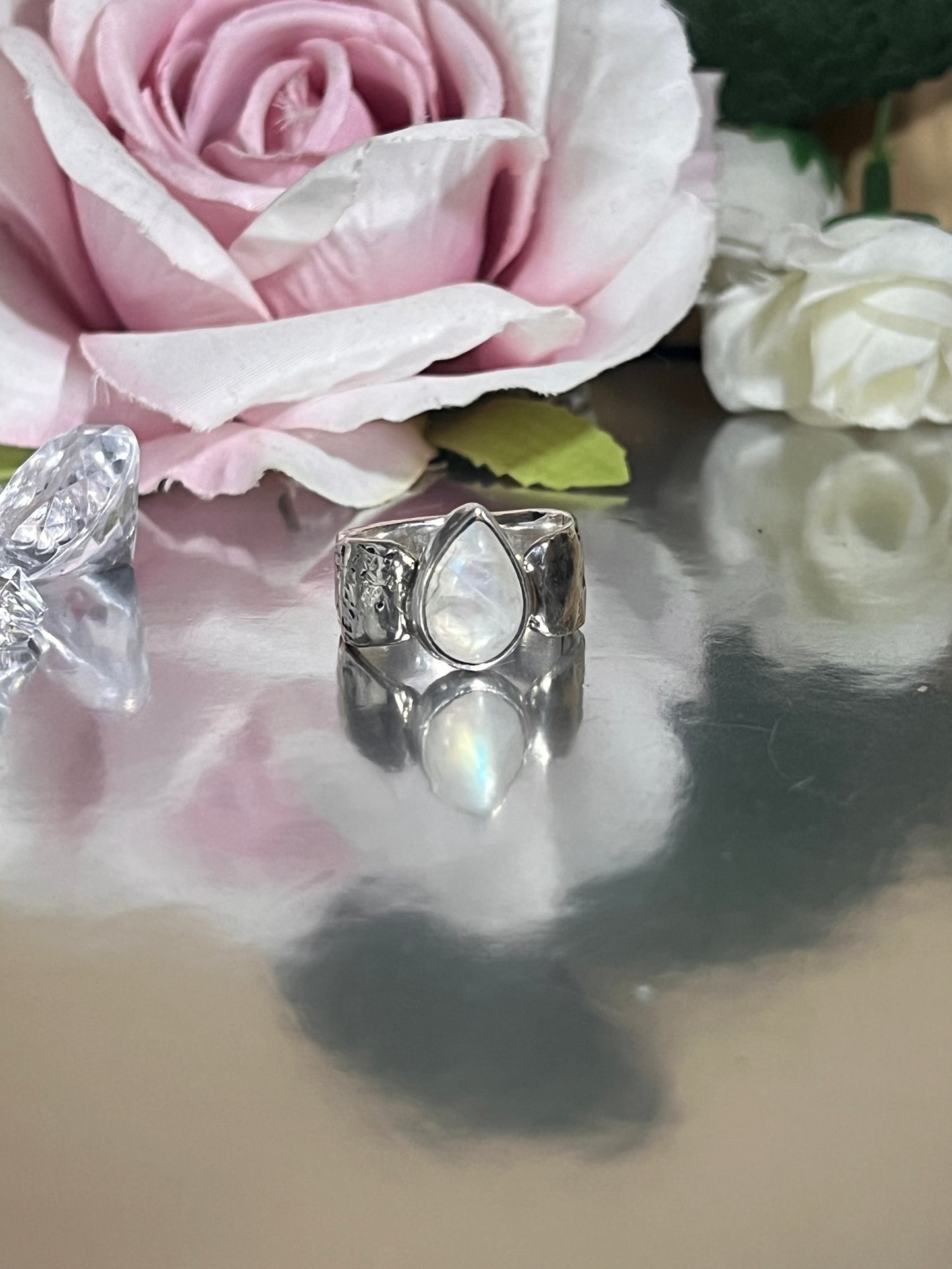 Moonstone Ring. 'Moon Dancer'