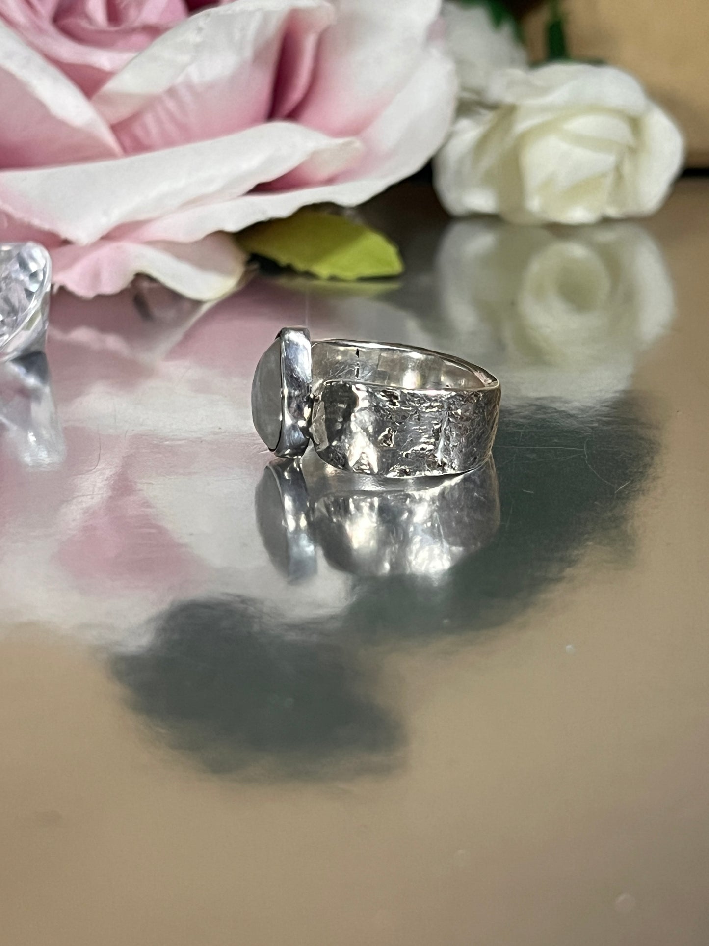 Moonstone Ring. 'Moon Dancer'