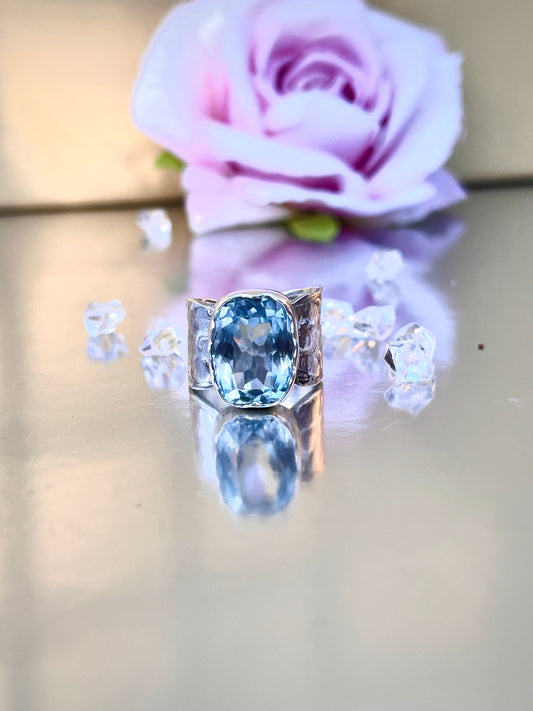 Aquamarine Ring.