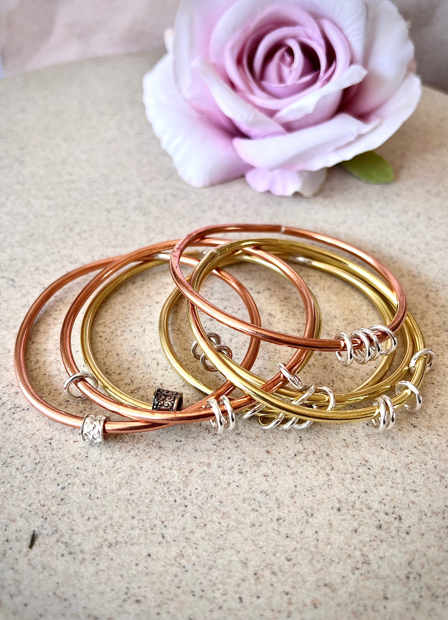 Brass And Copper Bangles.