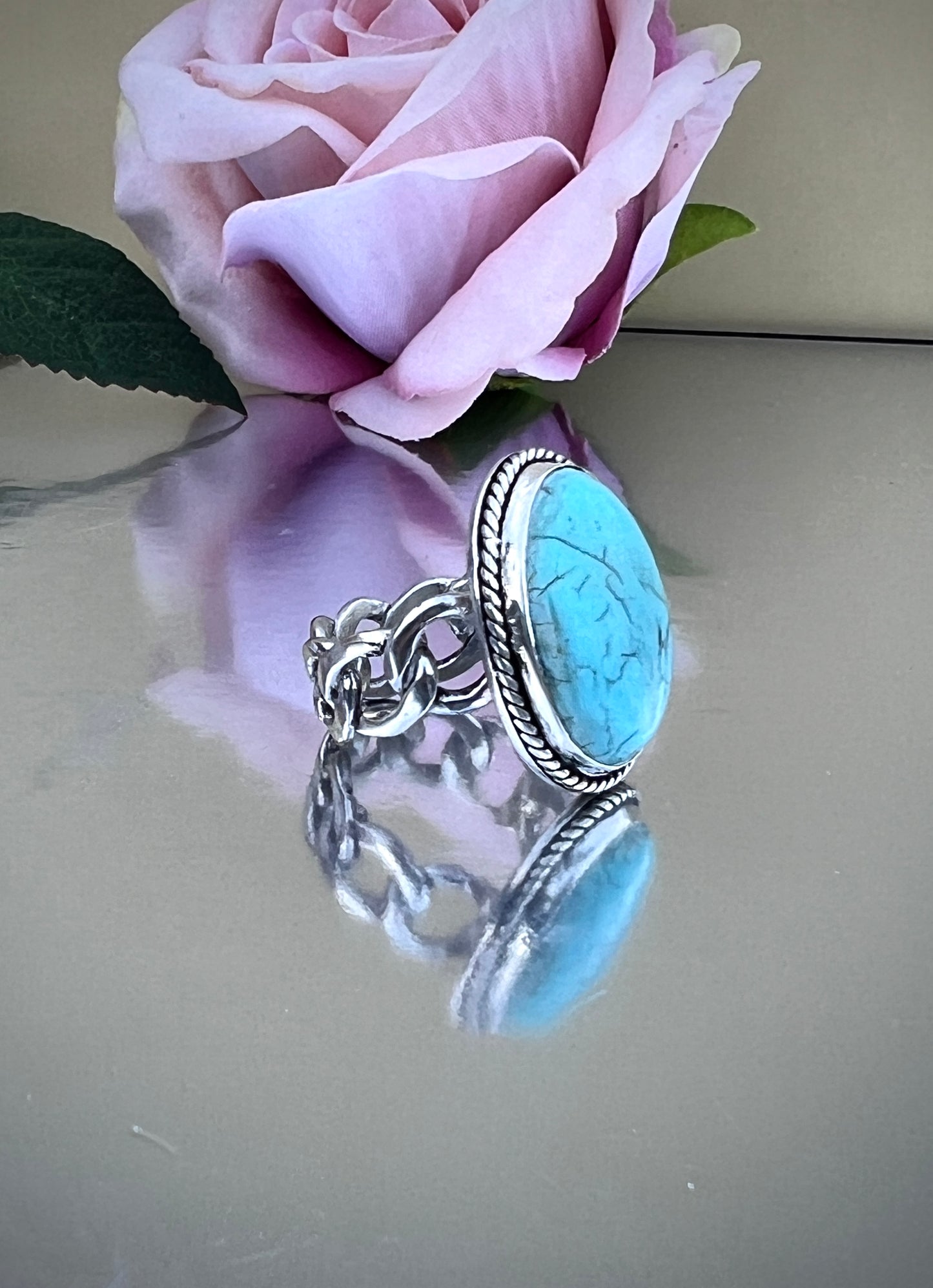 Sonoran Blue Turquoise Ring.