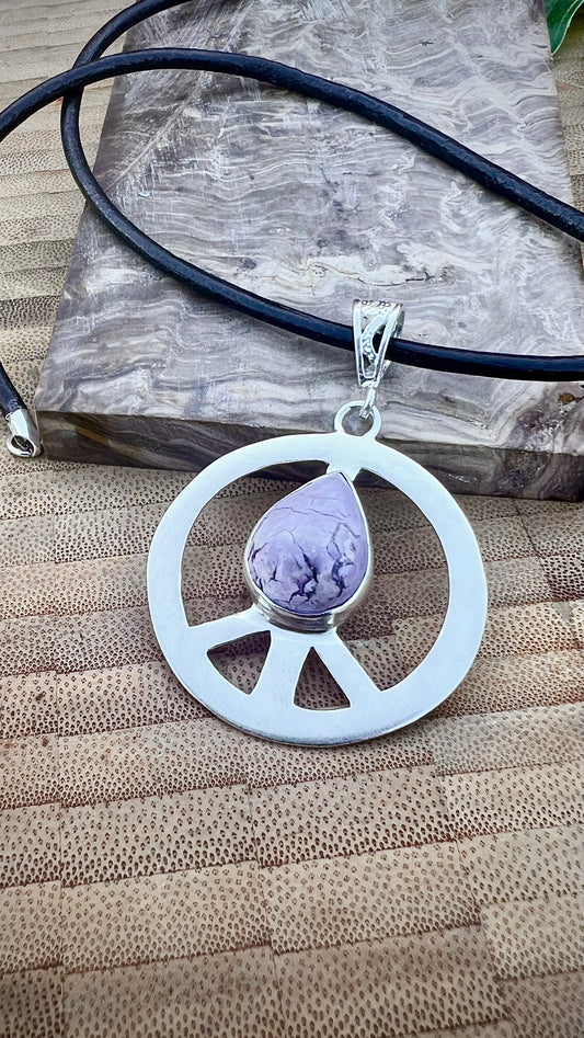 Tiffany Stone Peace Pendant