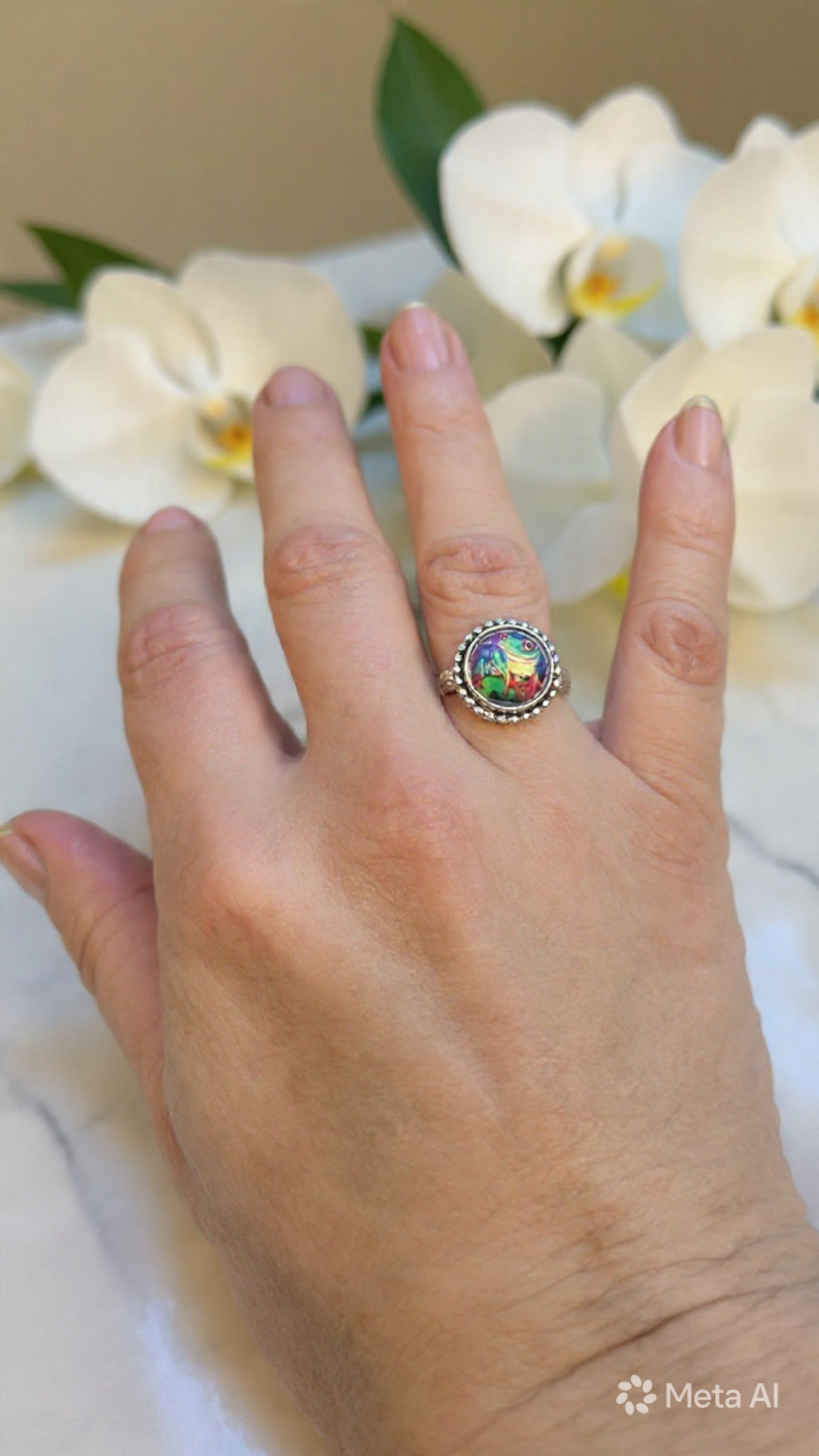 Sterling Silver Frog Ring.