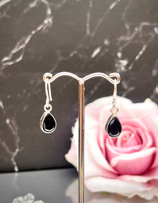 Tasmanian Black Spinel Earrings