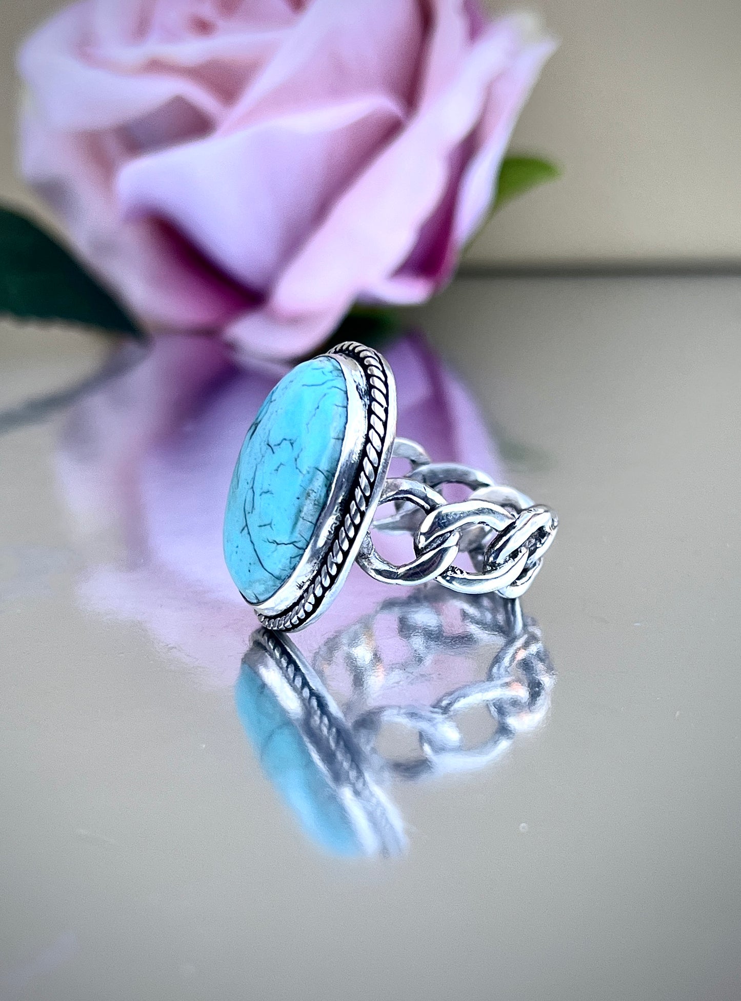 Sonoran Blue Turquoise Ring.