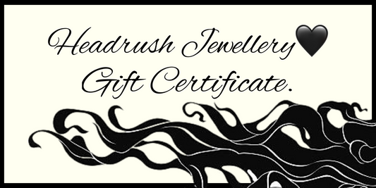 Headrush Jewellery Gift Card.