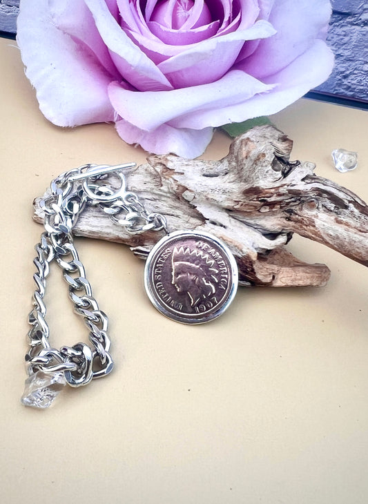Vintage USA Coin Bracelet.